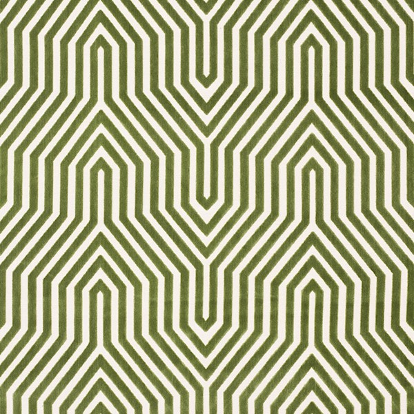 Tigress Velvet - Malachite Fabrics | Schumacher